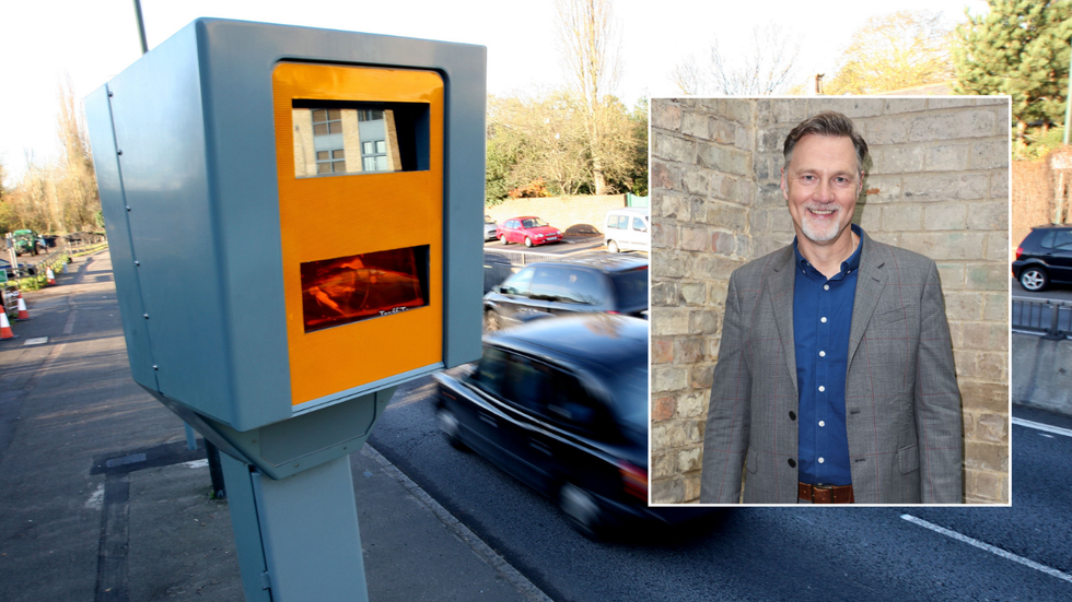 Speed camera and David Morrissey