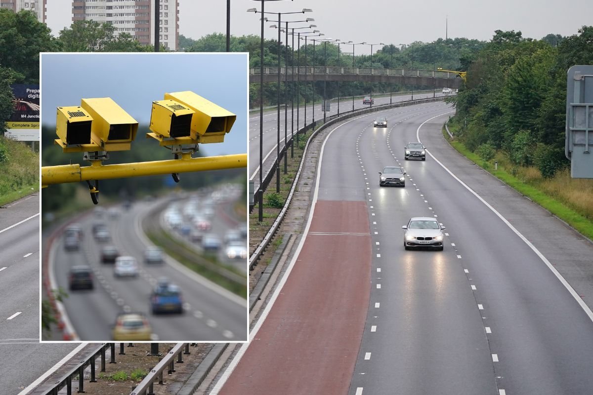 Speed camera and the M4 motorway
