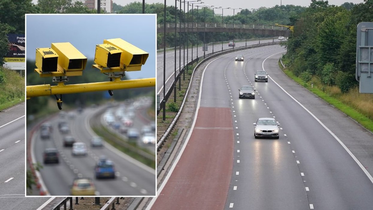 Speed camera and the M4 motorway