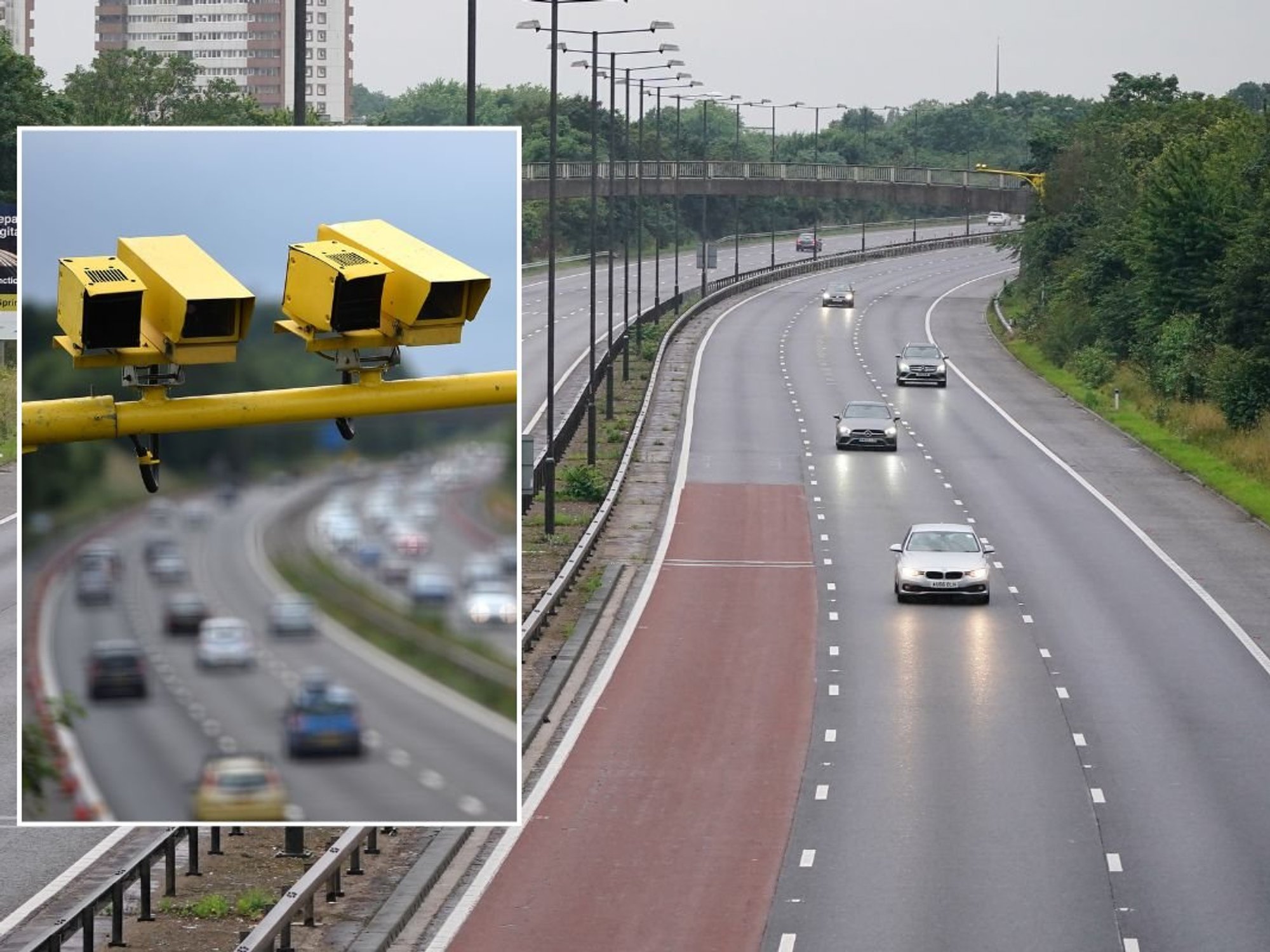 Speed camera and the M4 motorway