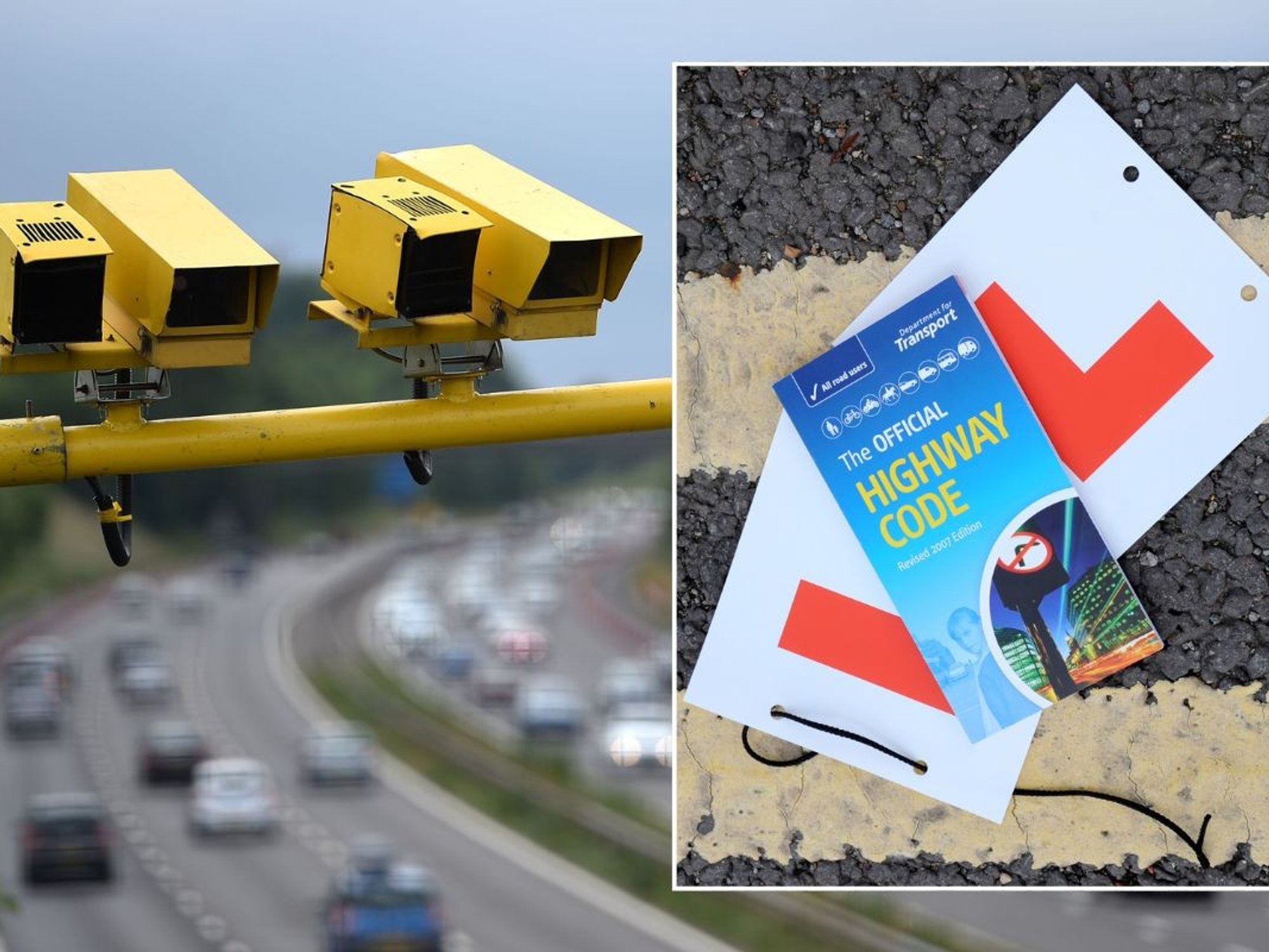 Speed cameras and a copy of the Highway Code