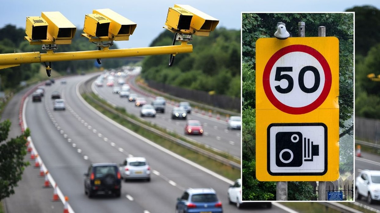 Speed limits on motorways were slashed to 50mph last night