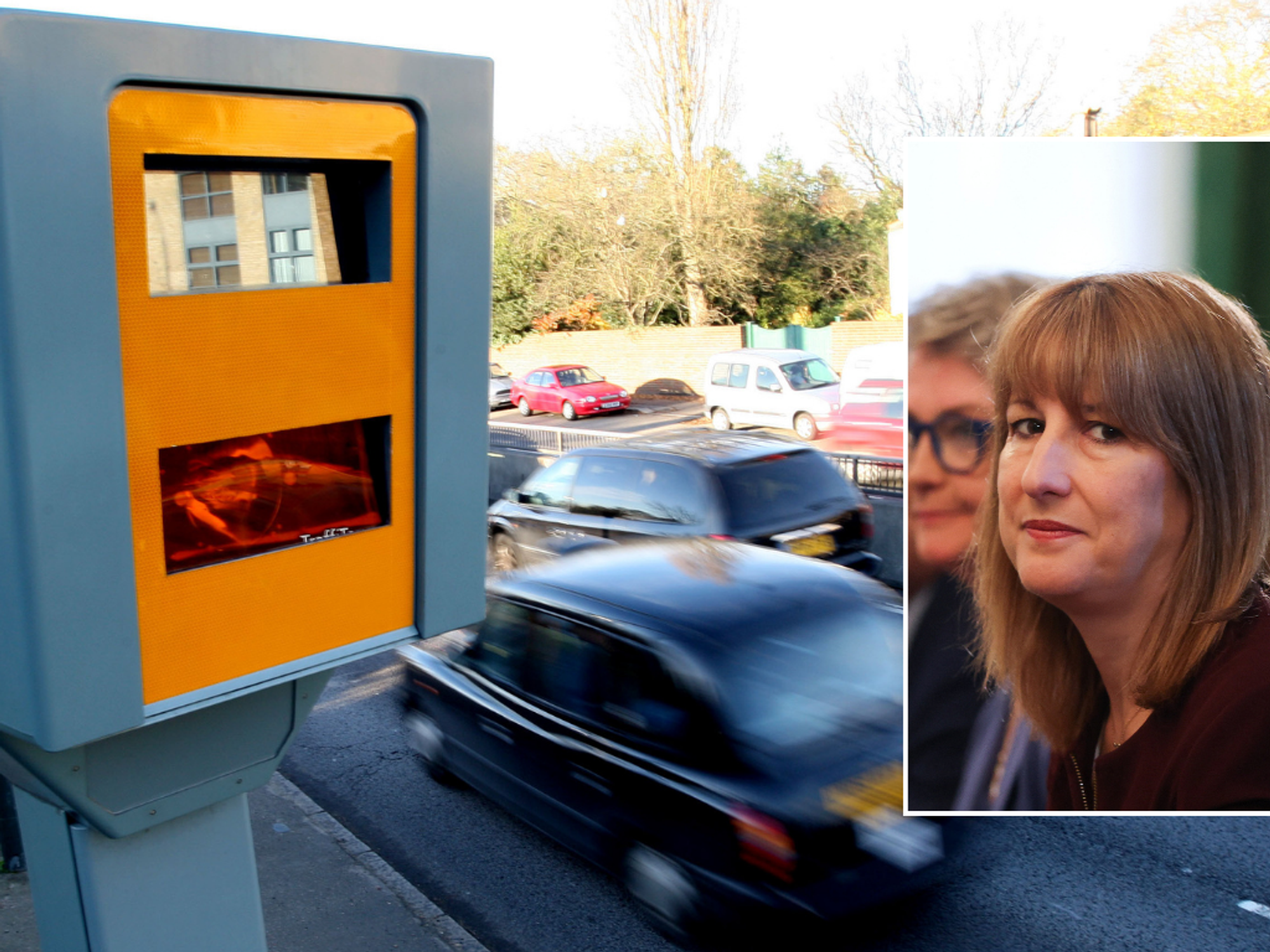 Speeding camera and Rachel Reeves
