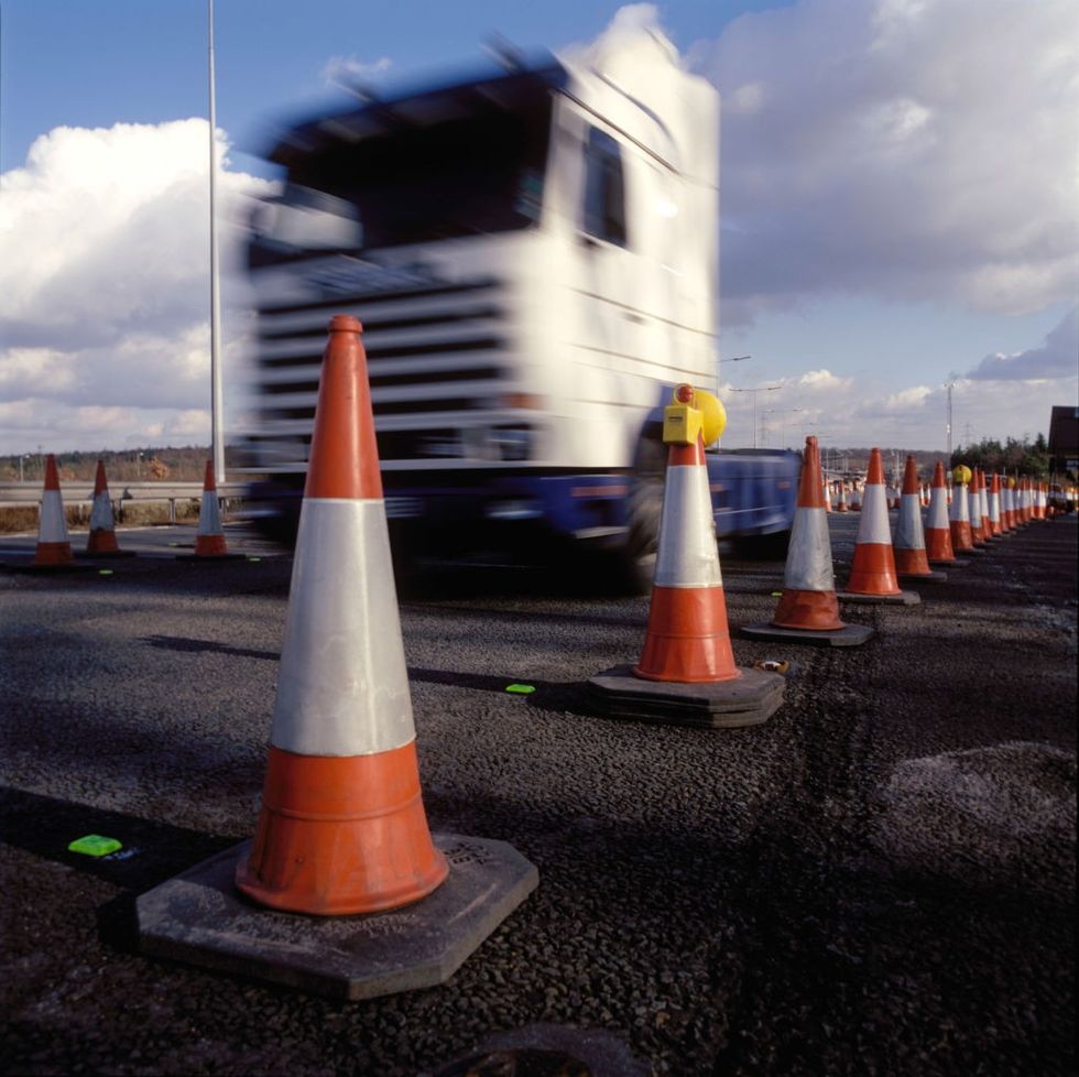 Speeding HGV
