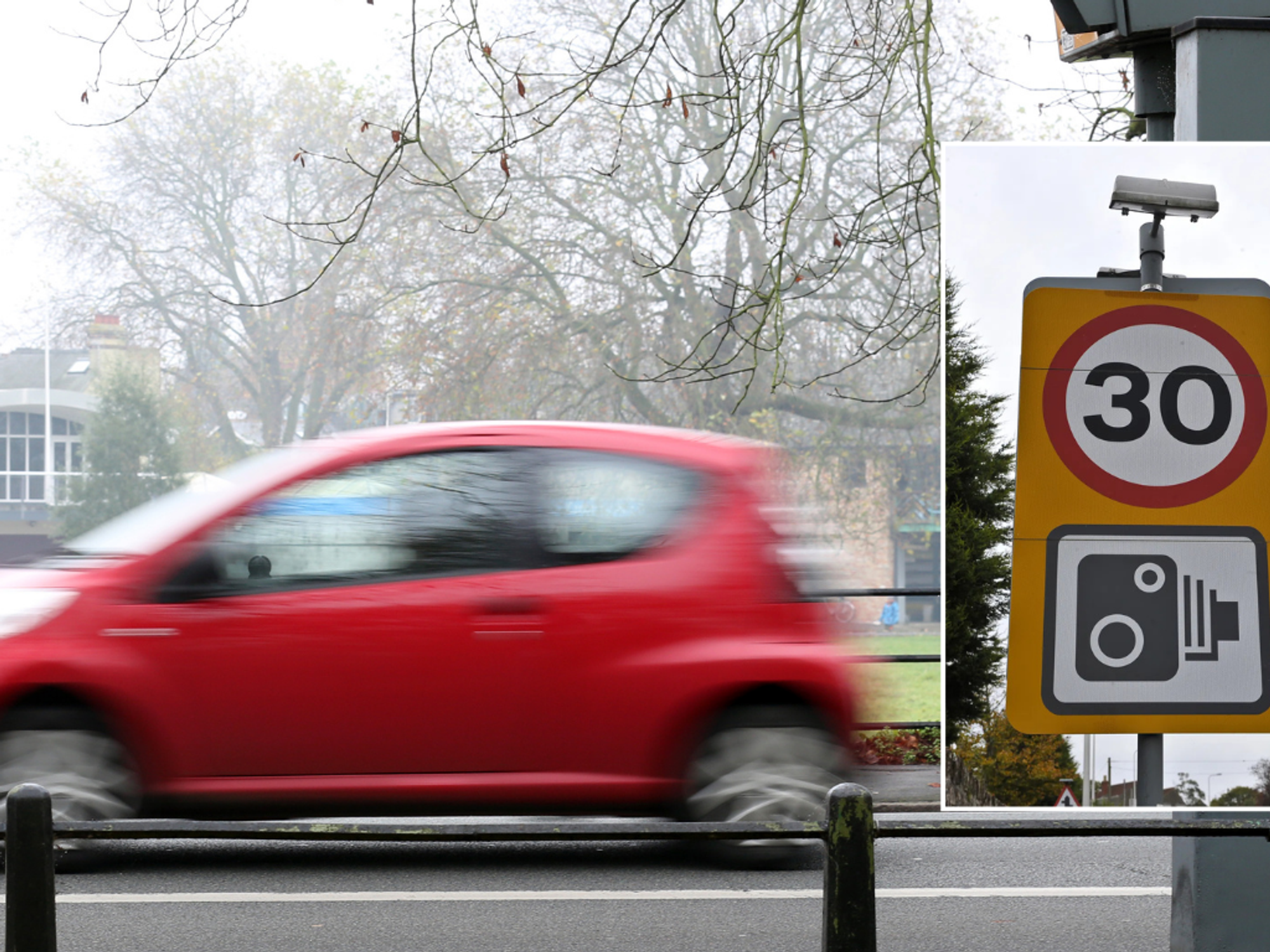 Speeding on roads and 30mph limit