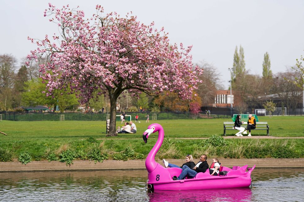 Spells of sunshine will be seen later in the week.