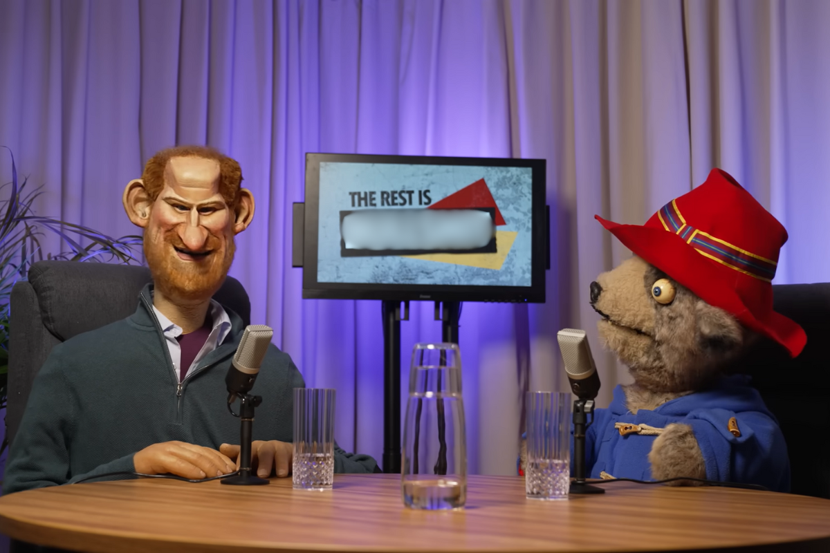 Spitting Image Prince Harry and Paddington Bear
