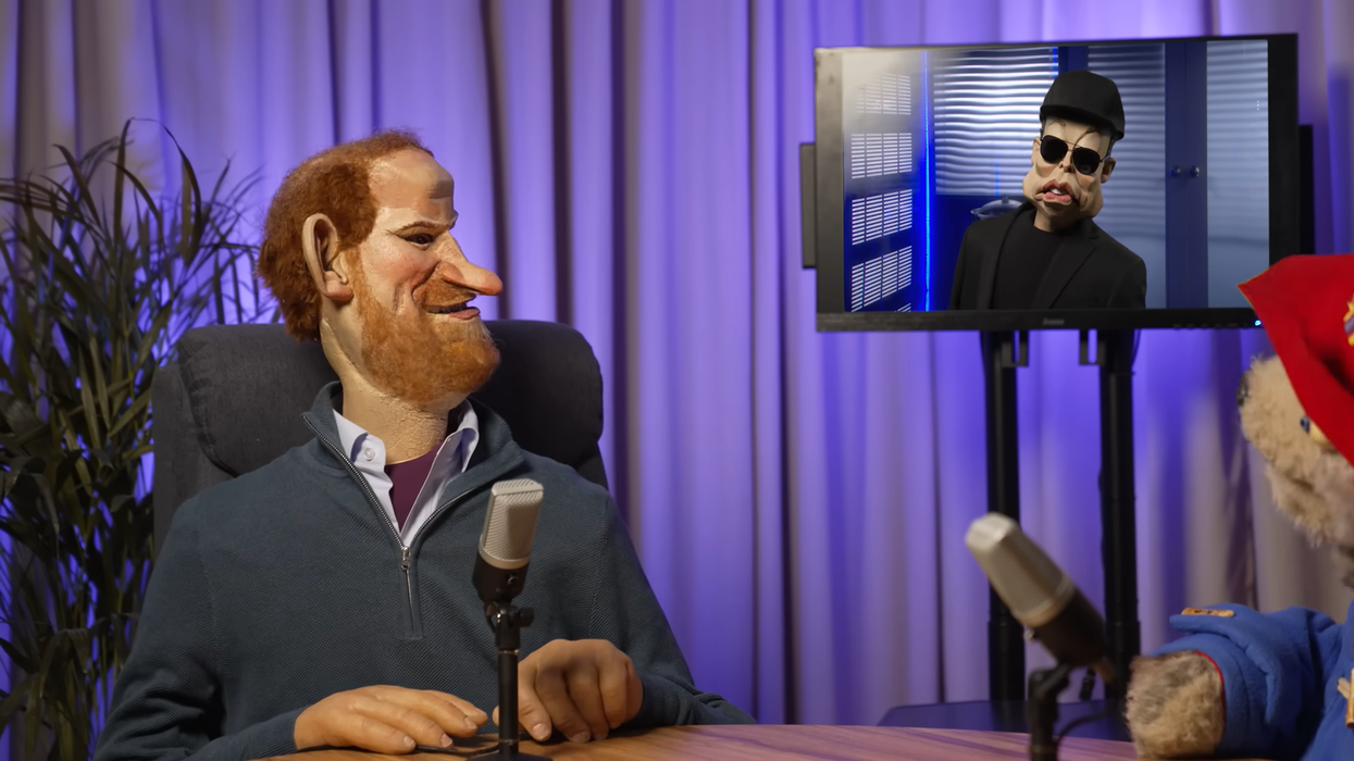 Spitting image puppets