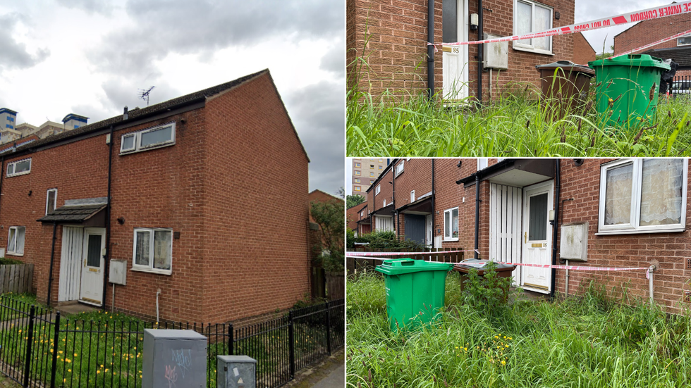 Split image of home on Hartley Road