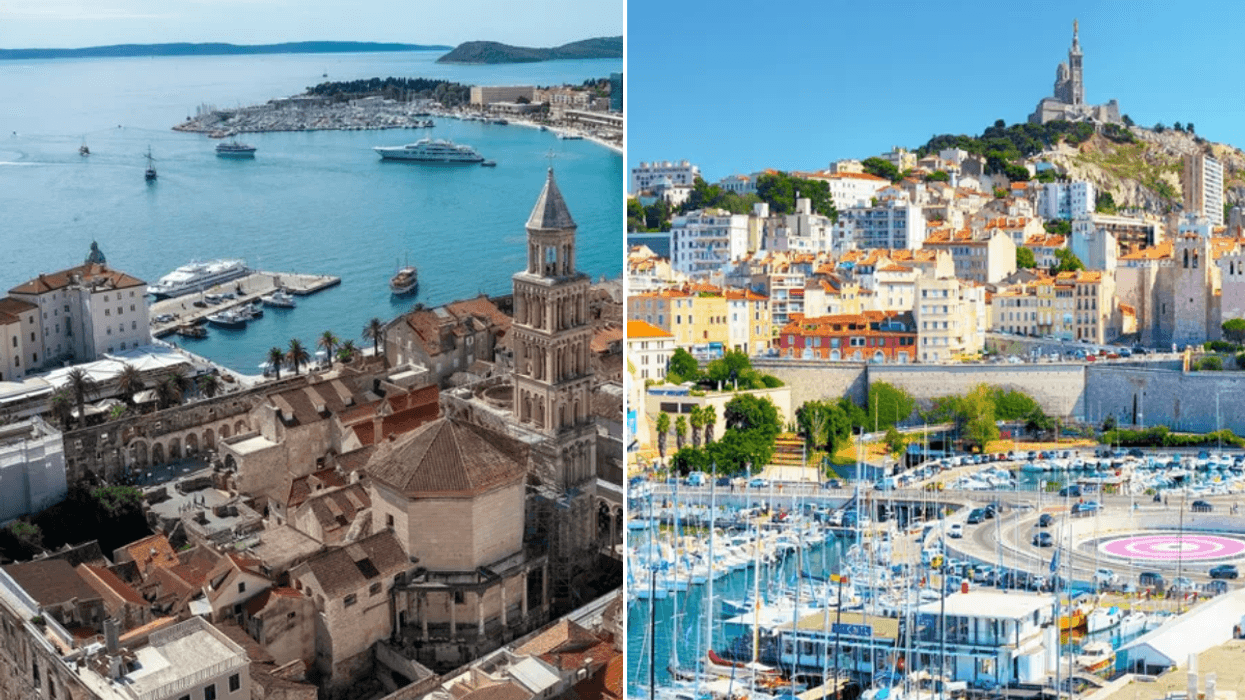 Split old town Croatia / Marseille, France
