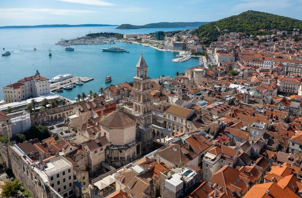 Split old town Croatia