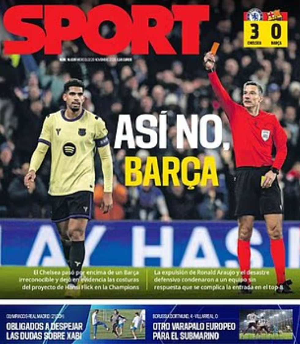Sport front page