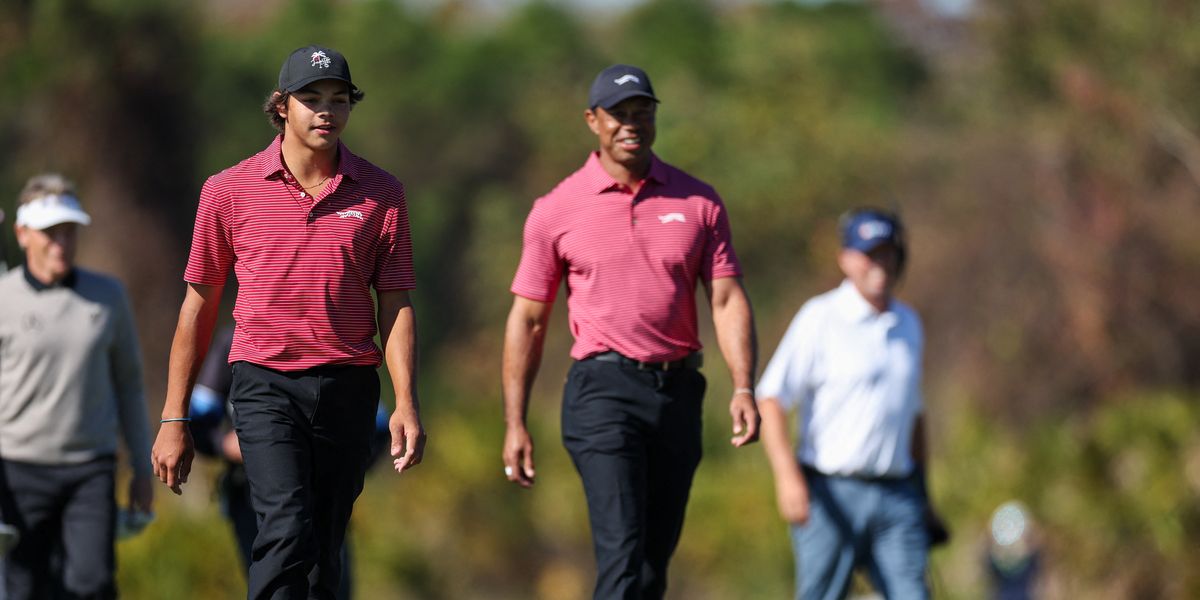 NextImg:Tiger Woods and son Charlie smash record at PNC Championship despite finishing runners-up