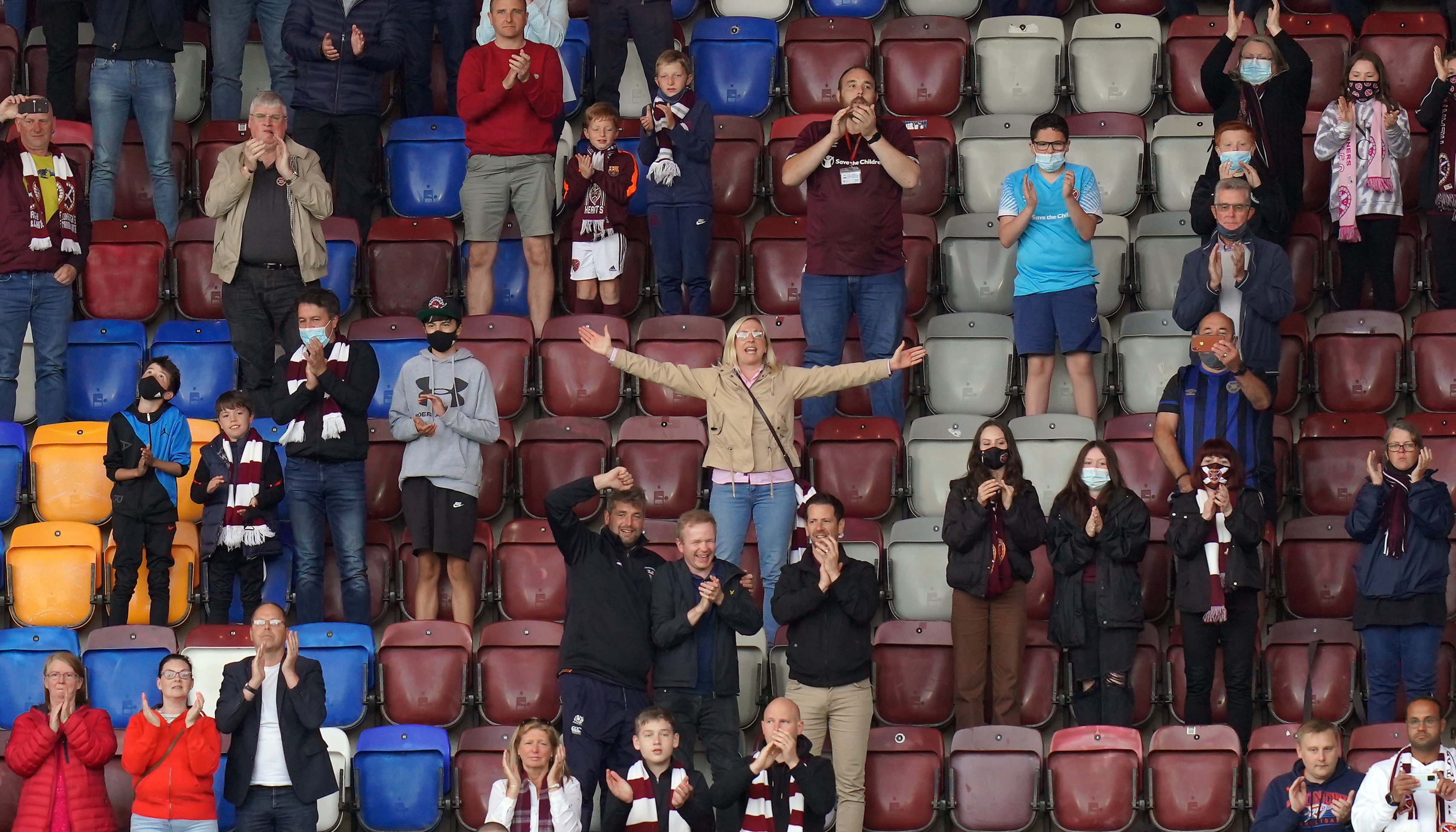 Sports stadia and concert venues may go back to being able to welcome full capacity crowds again.