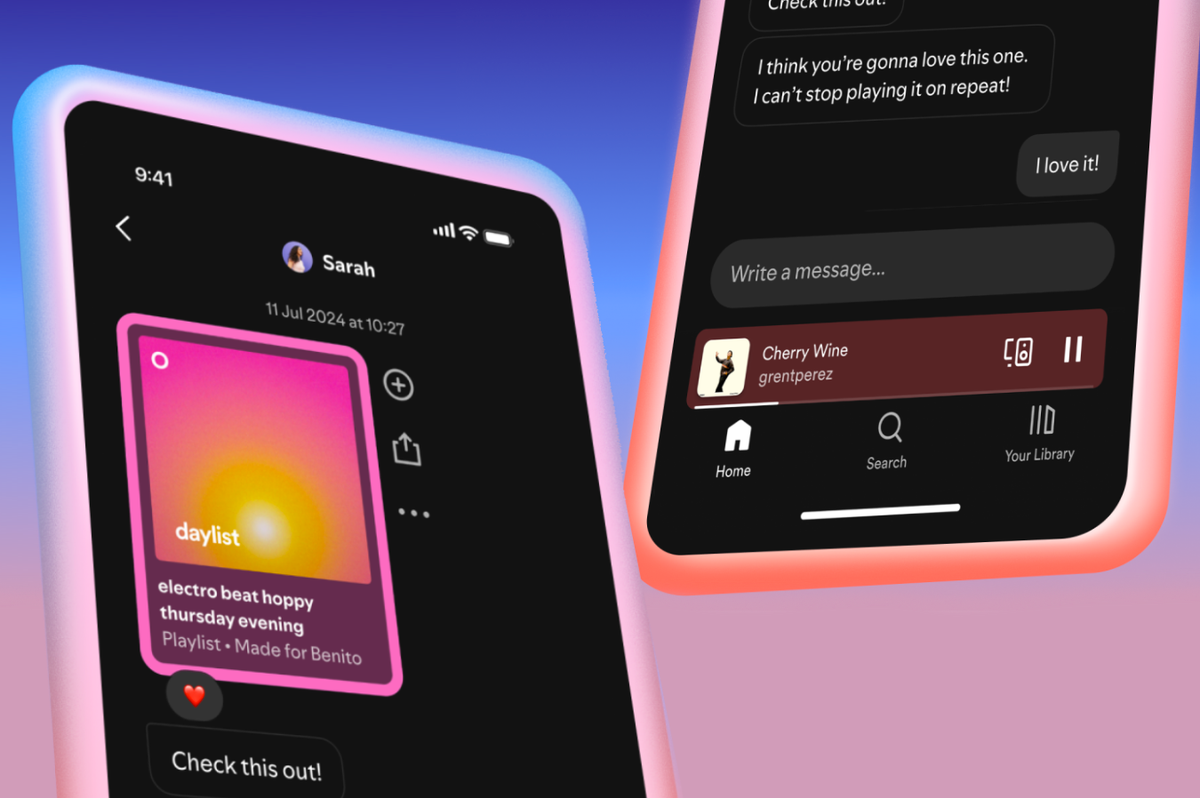 spotify new messaging feature