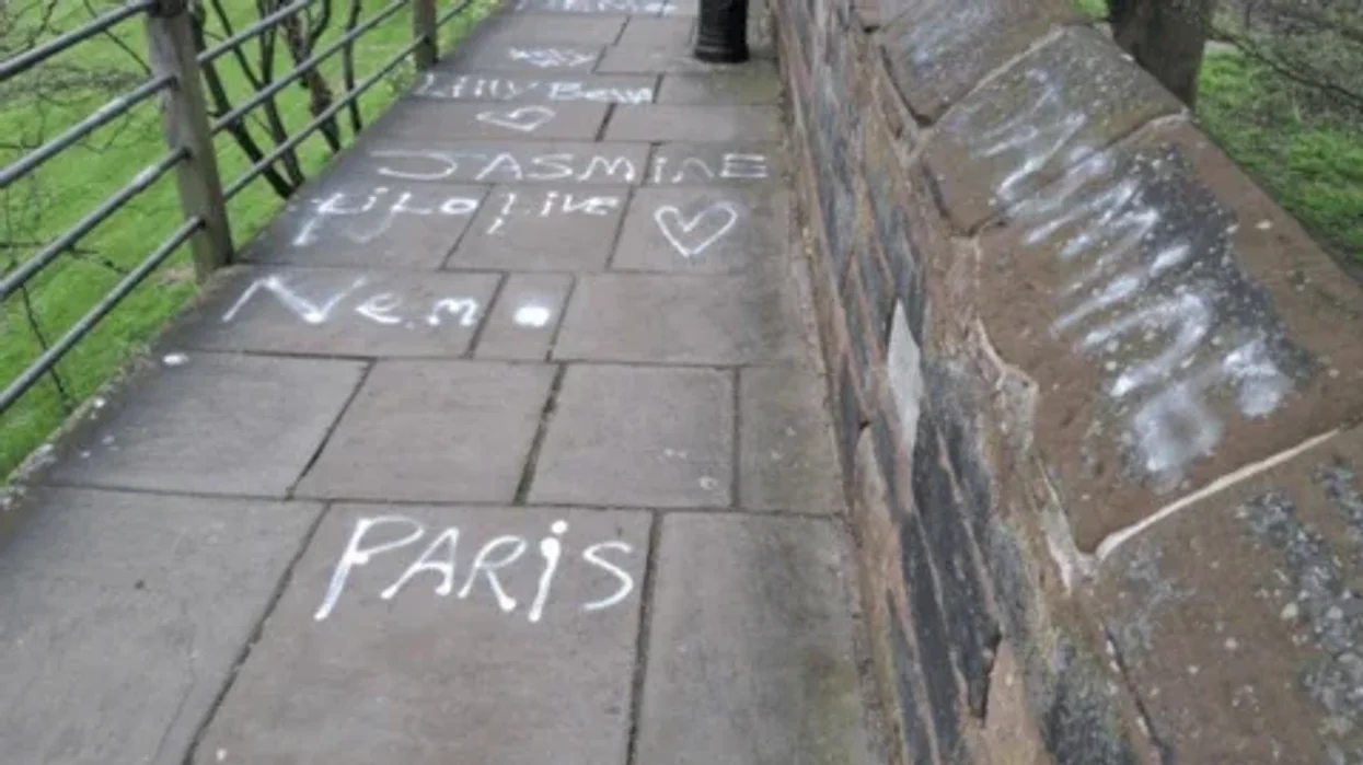 Spraypaint on Cheshire walls