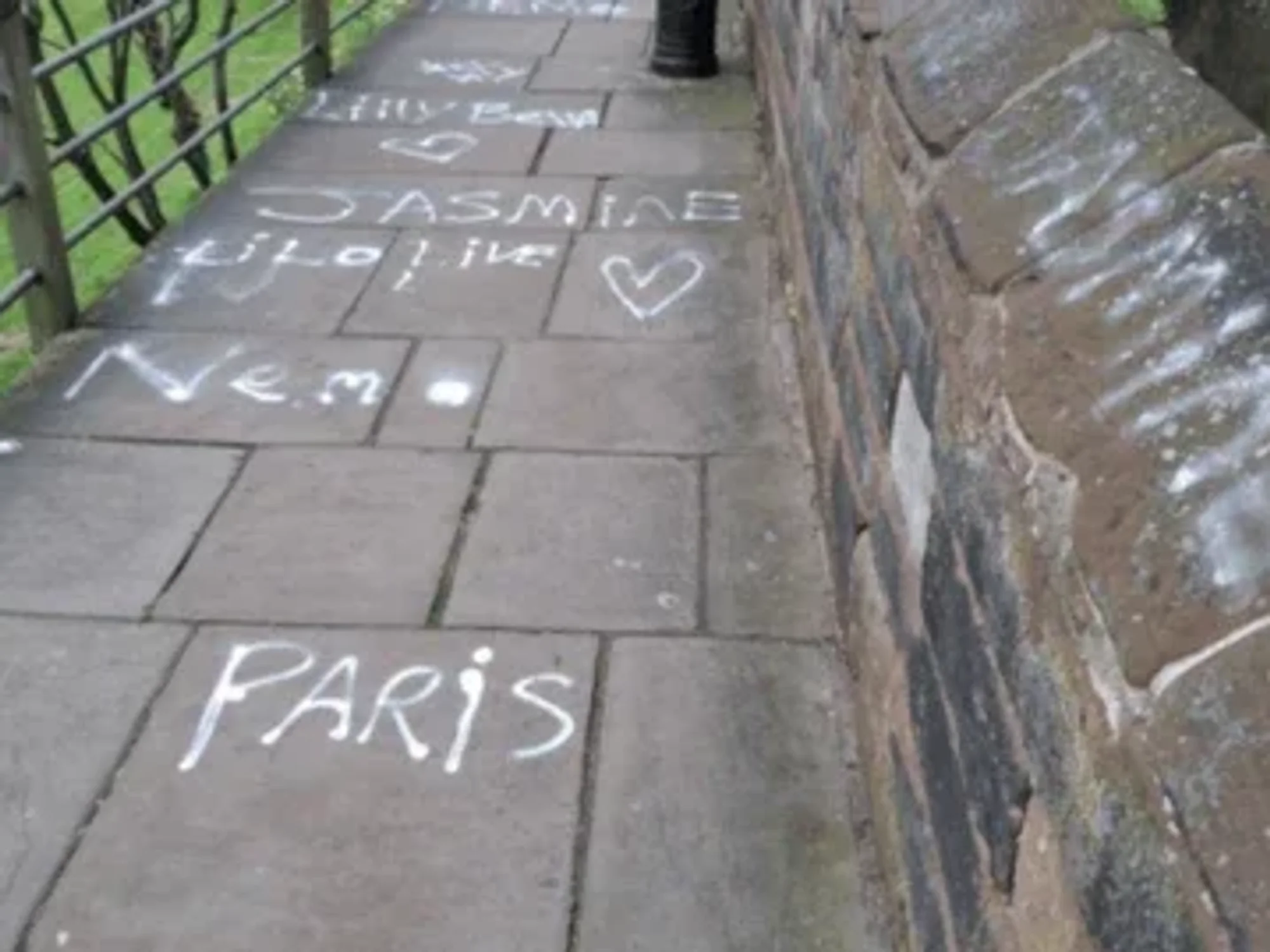 Spraypaint on Cheshire walls