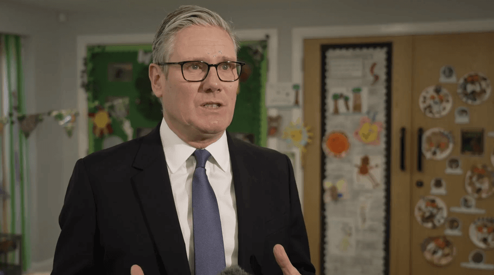 Sr Keir Starmer speakin