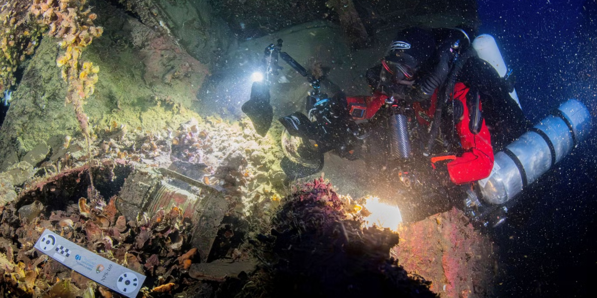 NextImg:Treasures of Titanic's wrecked sister ship brought to surface for very first time