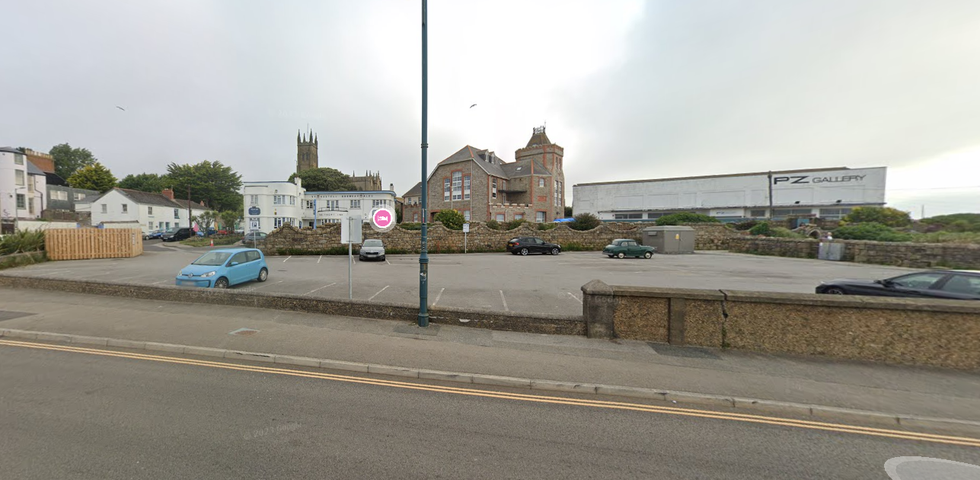St Anthony's car park in Cornwall