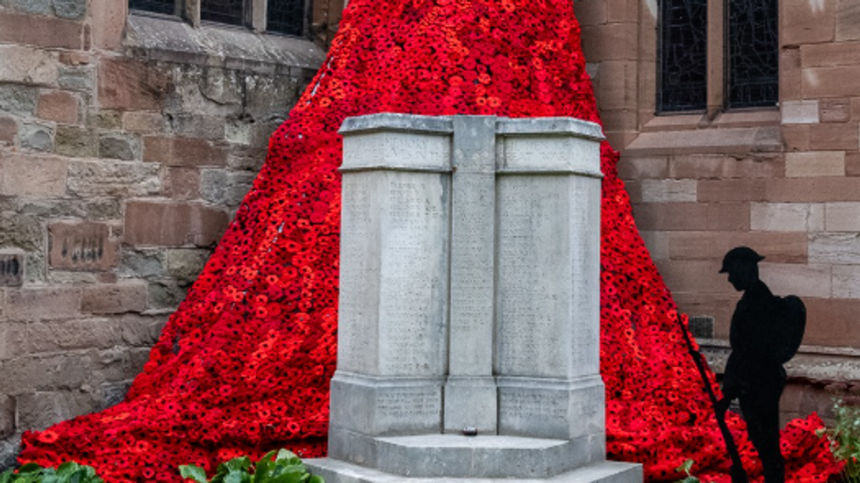 St John's Church poppy display
