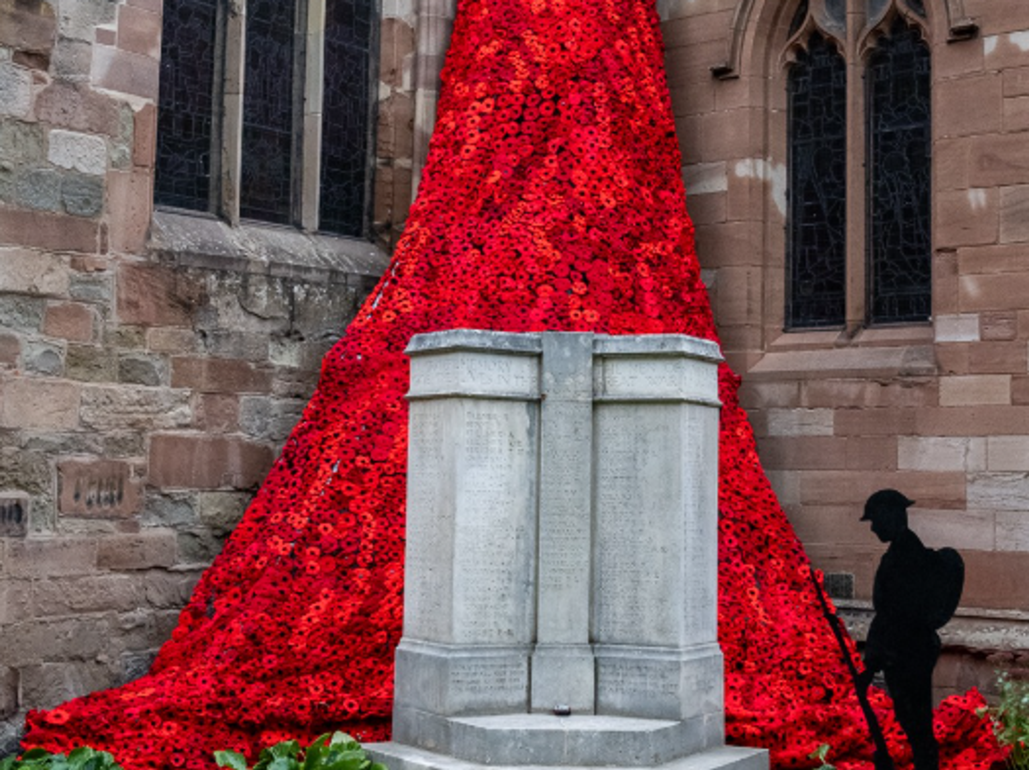 St John's Church poppy display