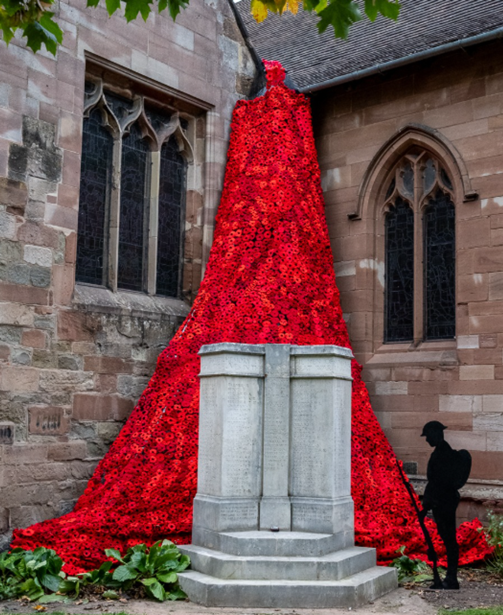 St John's Church poppy display