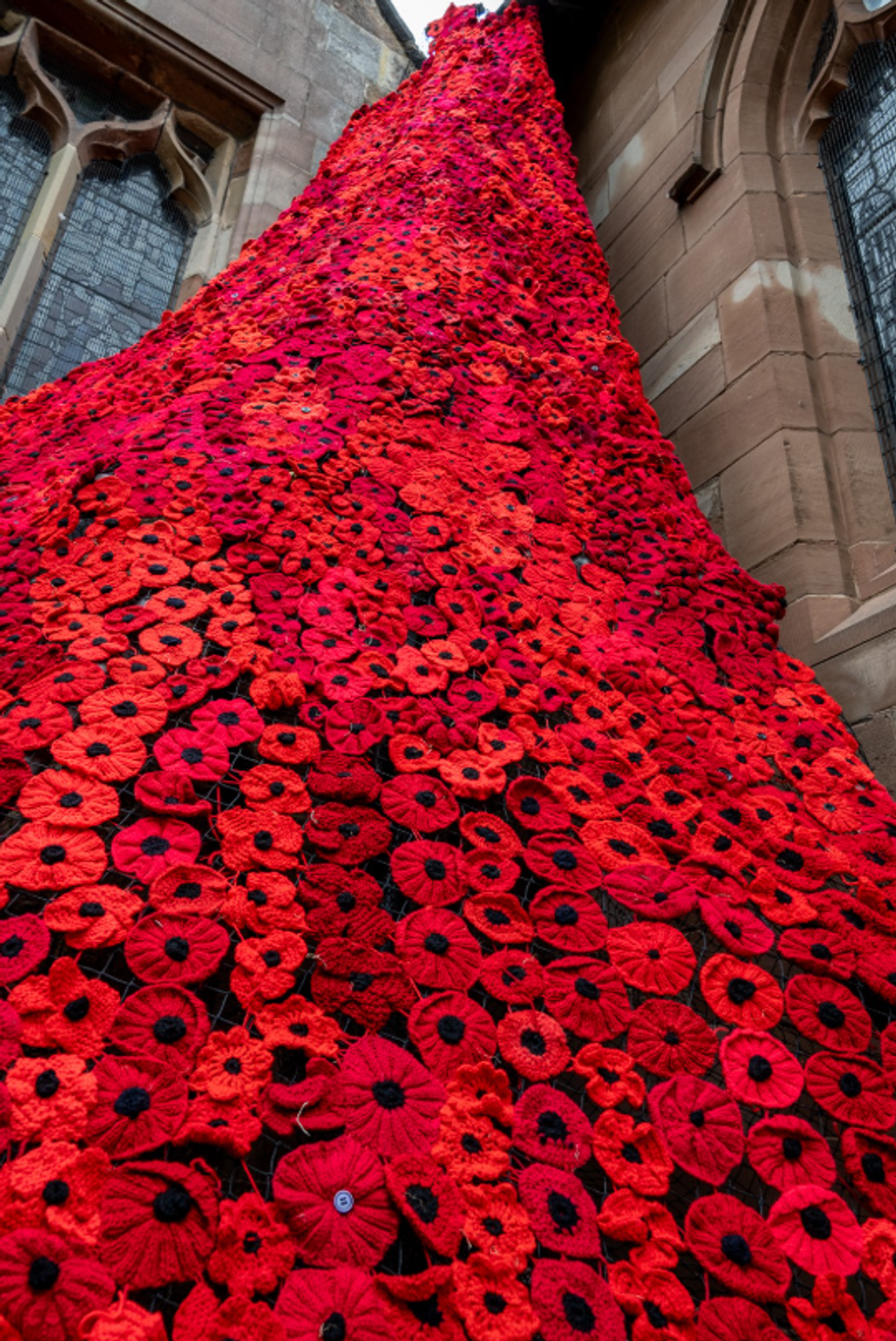 St John's Church poppy display