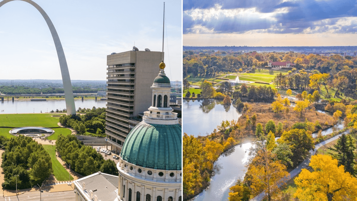 St Louis city Gateway Arch / Forest Park
