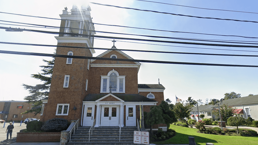 St Mary's Church in East Islip, Long Island, New York