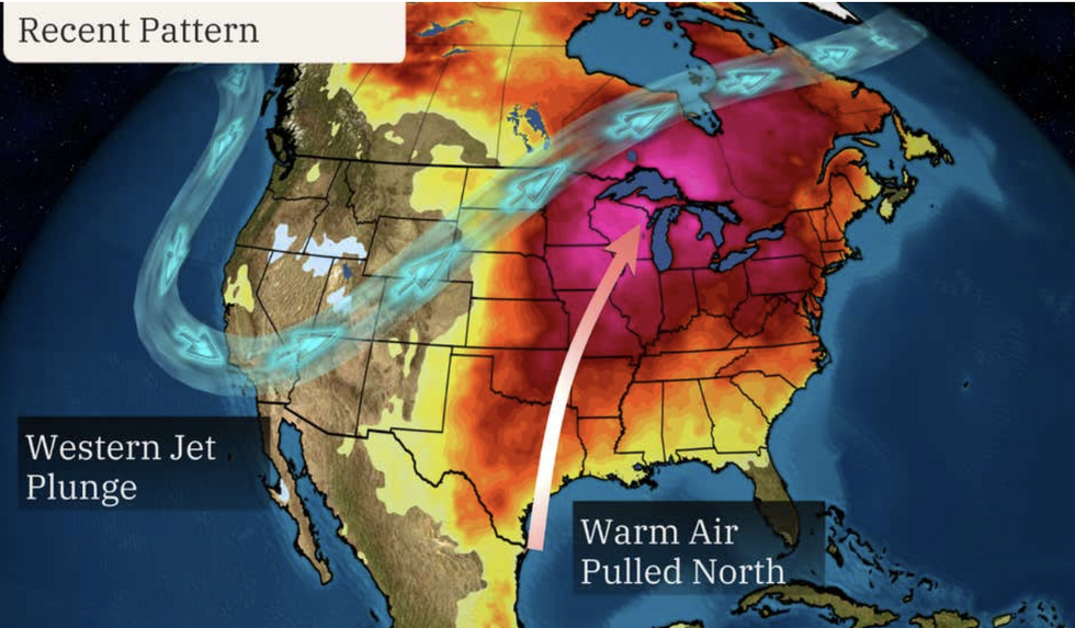 St Patrick's Day weekend weather pattern