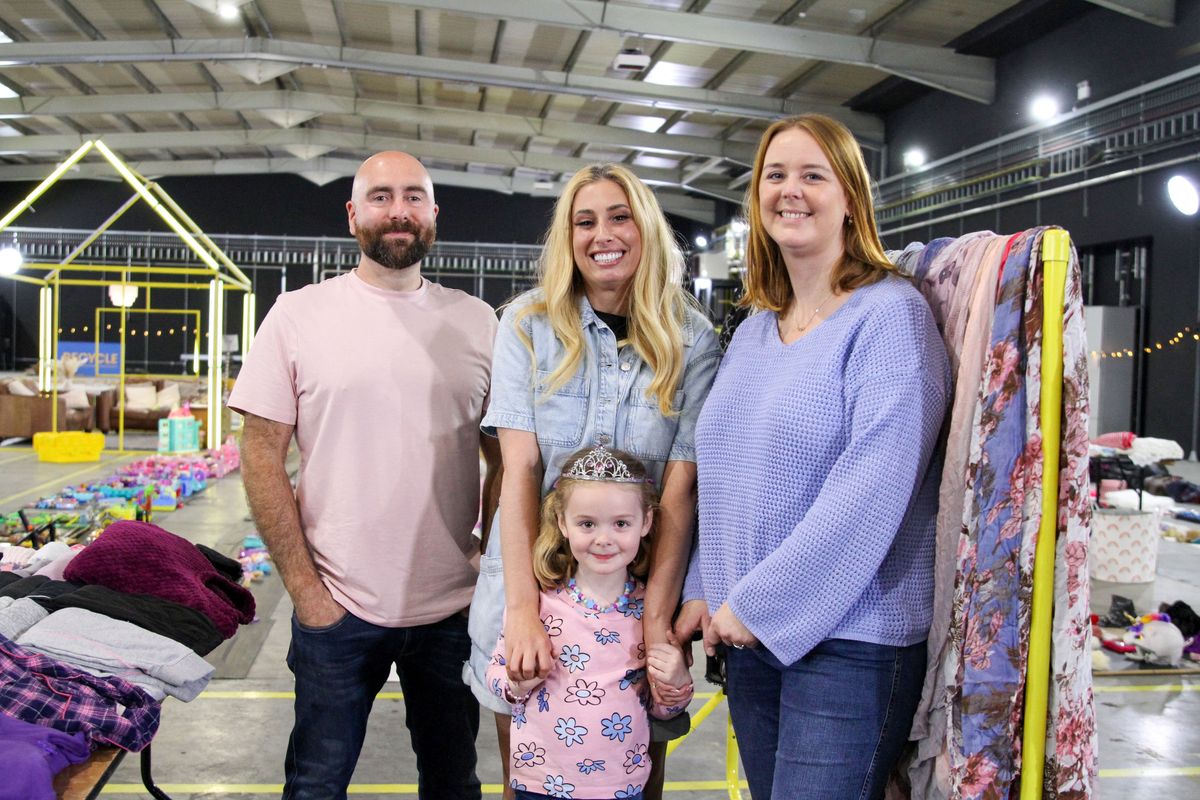 Stacey Solomon and Brearley-Baird family