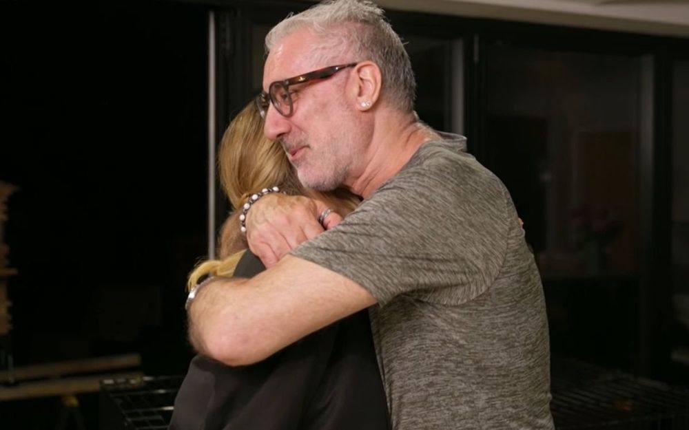 Stacey Solomon and her dad, David