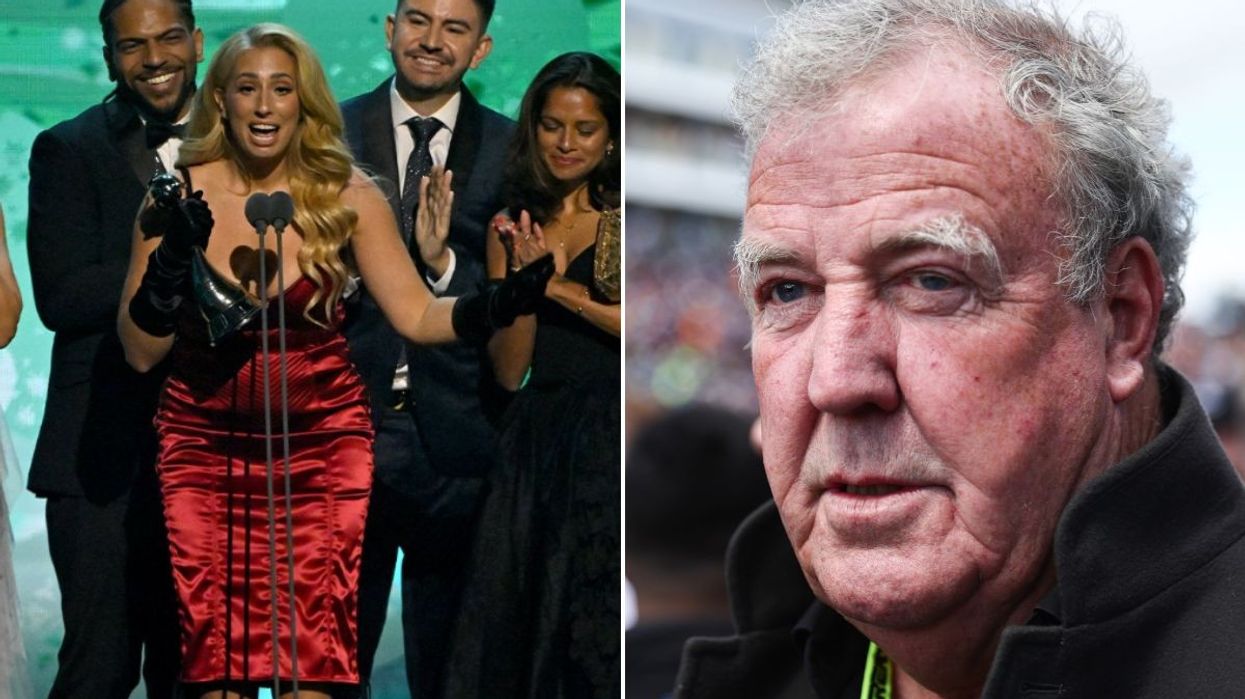 Stacey Solomon and Jeremy Clarkson