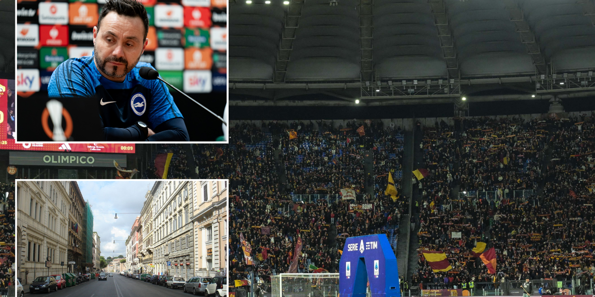 NextImg:Brighton fans stabbed by masked gang in Italy ahead of Europa League match with Roma