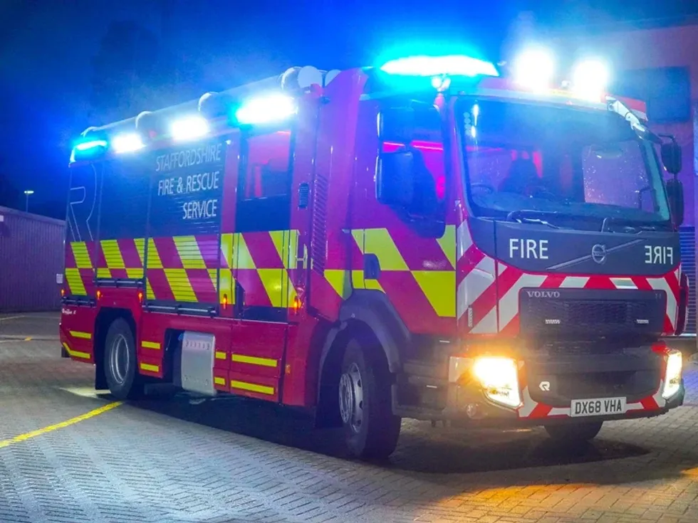 Staffordshire fire and rescue vehicle