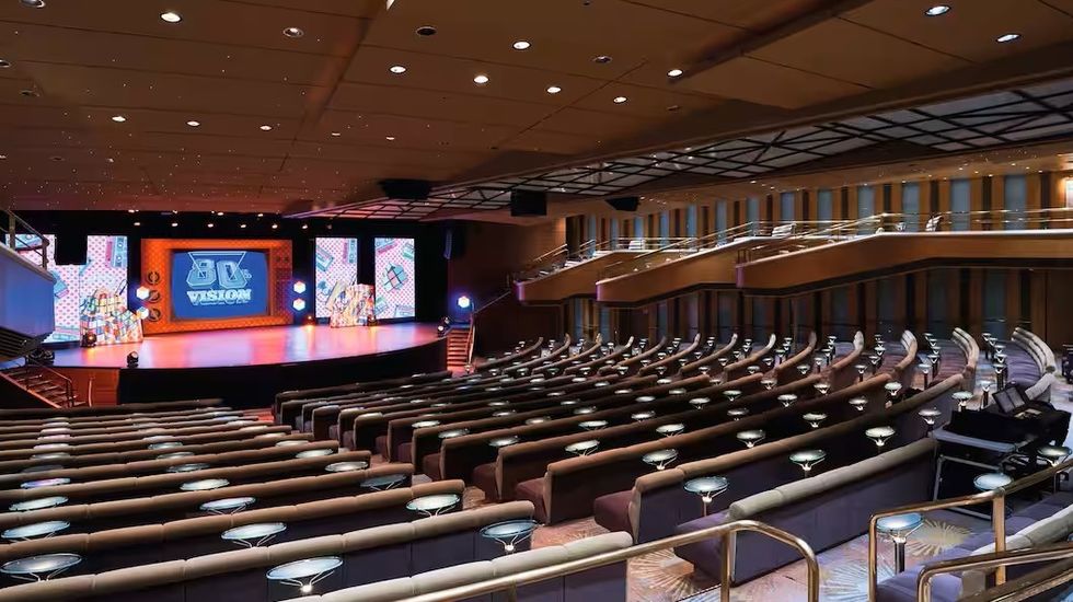 Stage on Musical Med-ley cruise
