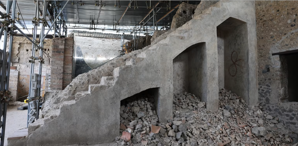 Staircase 'lost Pompeii'