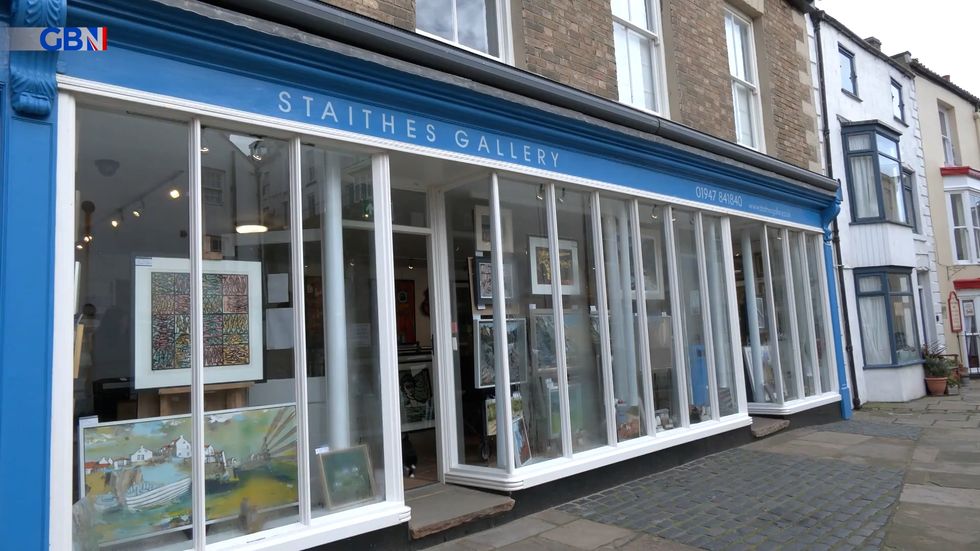 Staithes is home to many small businesses.