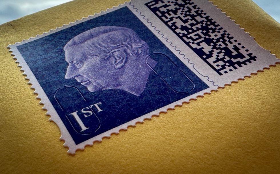 Stamp with King's head