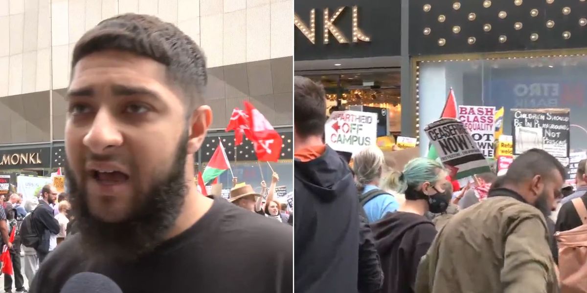 NextImg:'It is a minority that causes an issue!' Stand Up to Racism protestor responds to two-tiered policing remarks