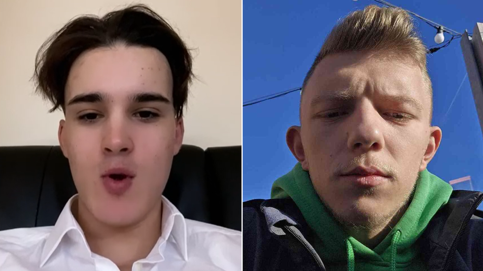 Stanislav Carpiuc (left) and Roman Lavrynovych