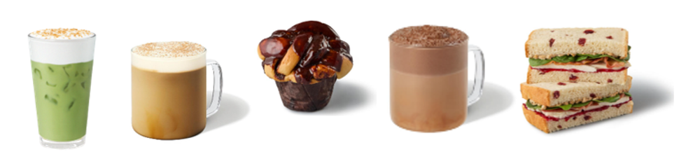 Starbucks' Holiday Menu