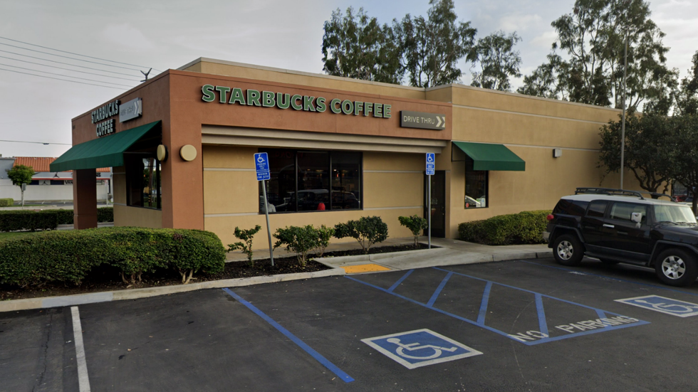 Starbucks in Firestone Boulevard and Pioneer Boulevard