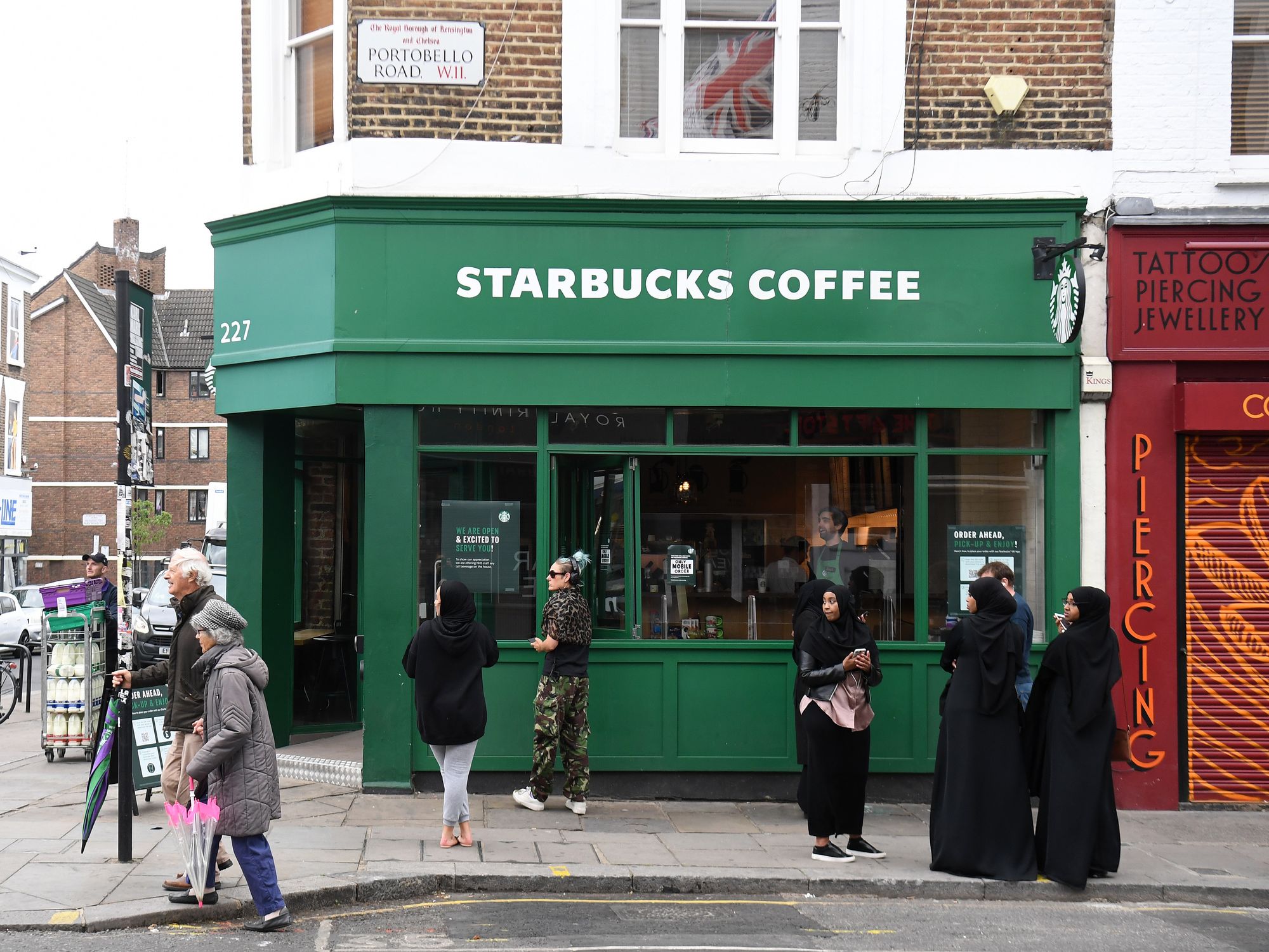 Starbucks on Portobello Road, London