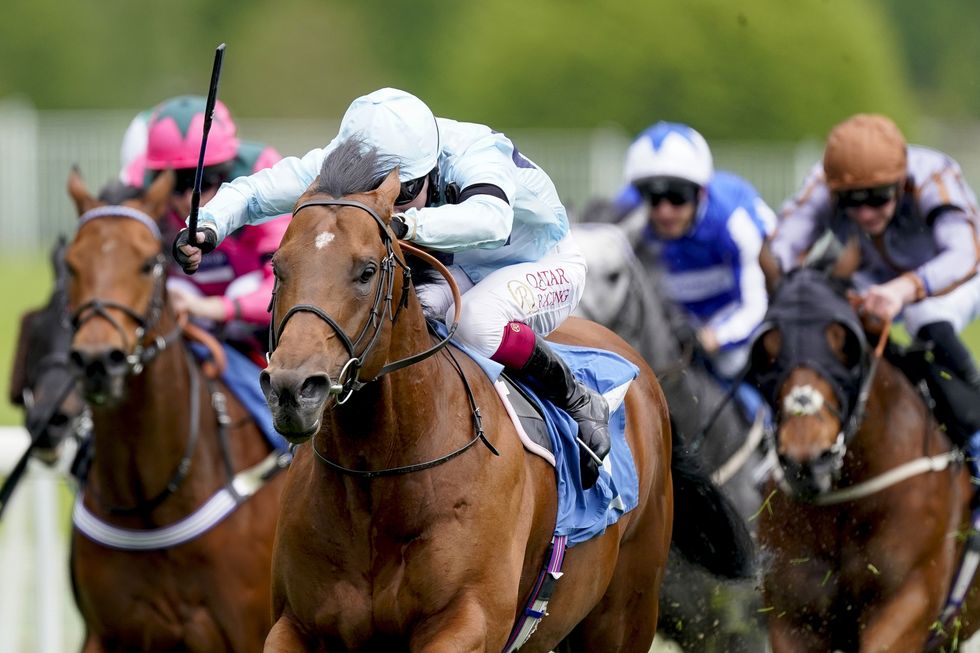 Starman ridden by Oisin Murphy on their way to winning the Duke Of York Clipper Logistics Stakes during day one of the Dante Festival at York Racecourse. Picture date: Wednesday May 12, 2021.