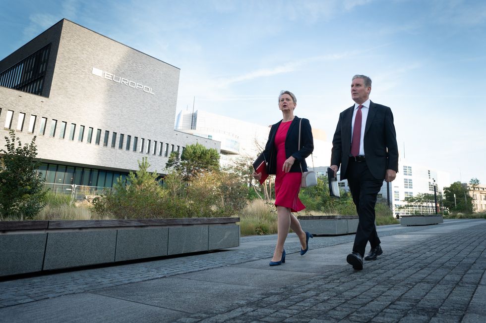 Starmer and Cooper at Europol