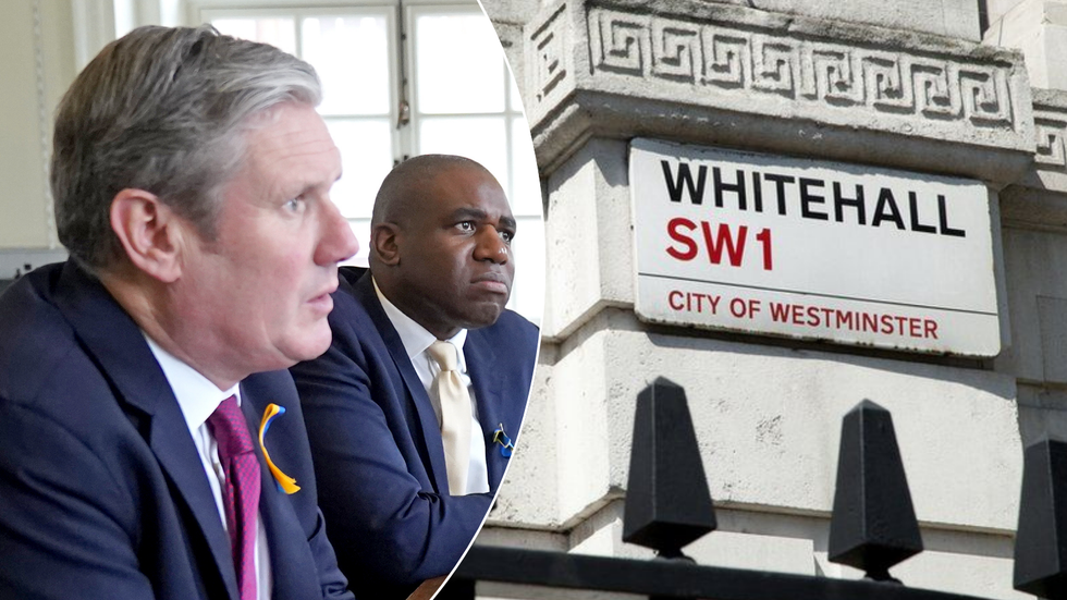 Starmer and Lammy/Whitehall sign