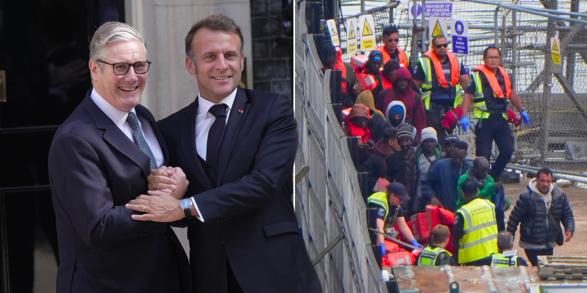 NextImg:UK-France migrant deal opens door to 'asylum seekers' STAYING in Britain - as EU handed veto over returns
