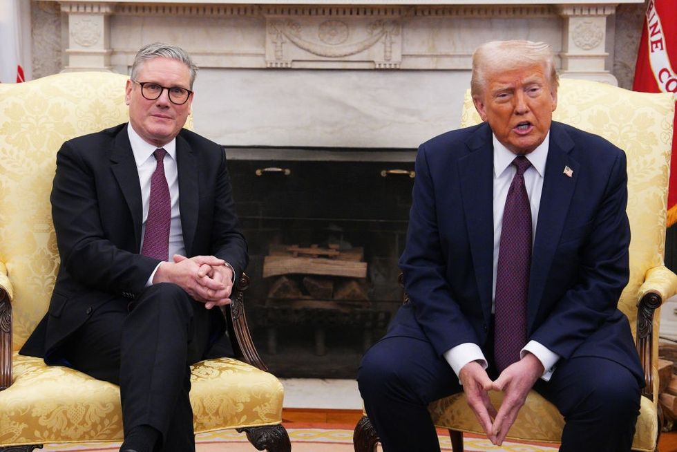 Starmer and Trump at the White House\u200b